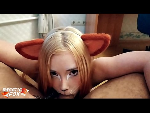 ❤️ Kitsune schlucken Dick a kum an hirem Mond ️ Schéine Porno bei eis ❌️❤