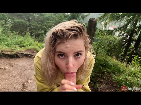 ❤️ Meedchen drénkt kum no engem ëffentleche Blowjob - Eva Elfi ️ Schéine Porno bei eis ❌️❤